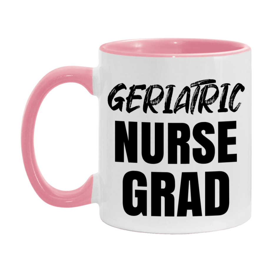 Geriatric Nurse Grad Coffee Mug - Ceramic Nursing Graduation Gift