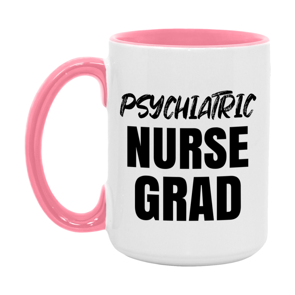 Psychiatric Nurse Grad Coffee Mug - Ceramic Nursing Graduation Gift
