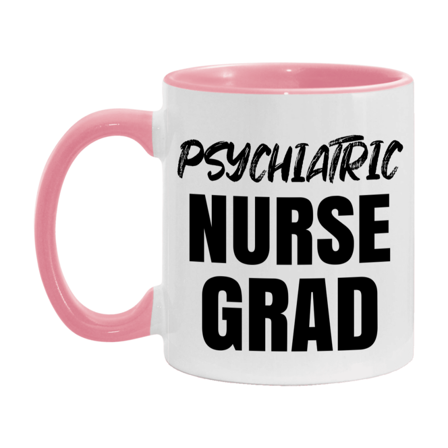 Psychiatric Nurse Grad Coffee Mug - Ceramic Nursing Graduation Gift
