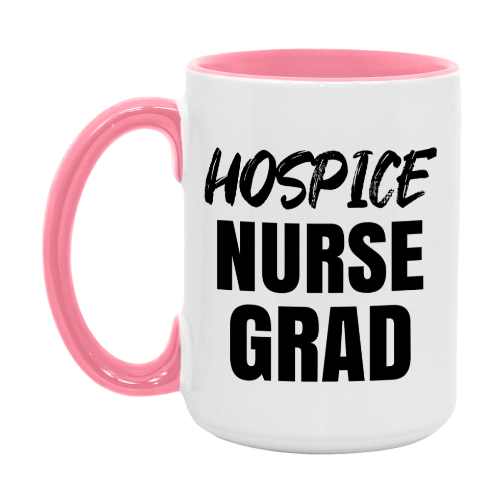 Hospice Nurse Grad Coffee Mug - Ceramic Nursing Graduation Gift