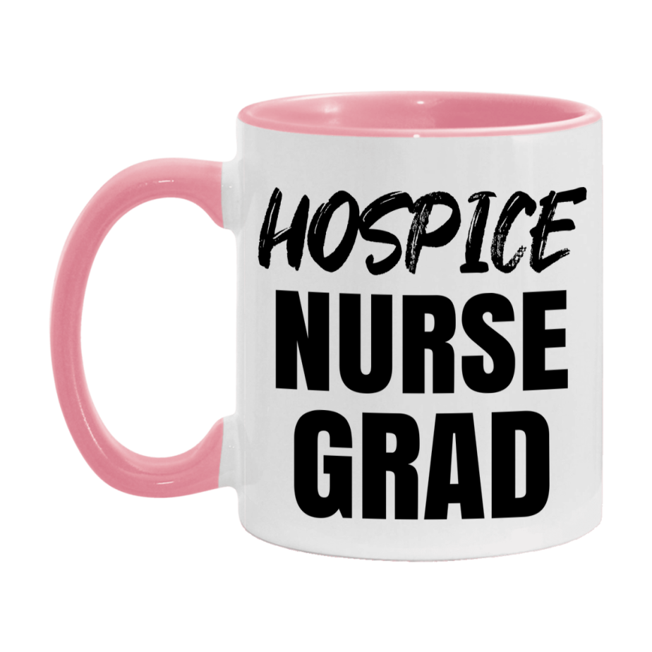 Hospice Nurse Grad Coffee Mug - Ceramic Nursing Graduation Gift