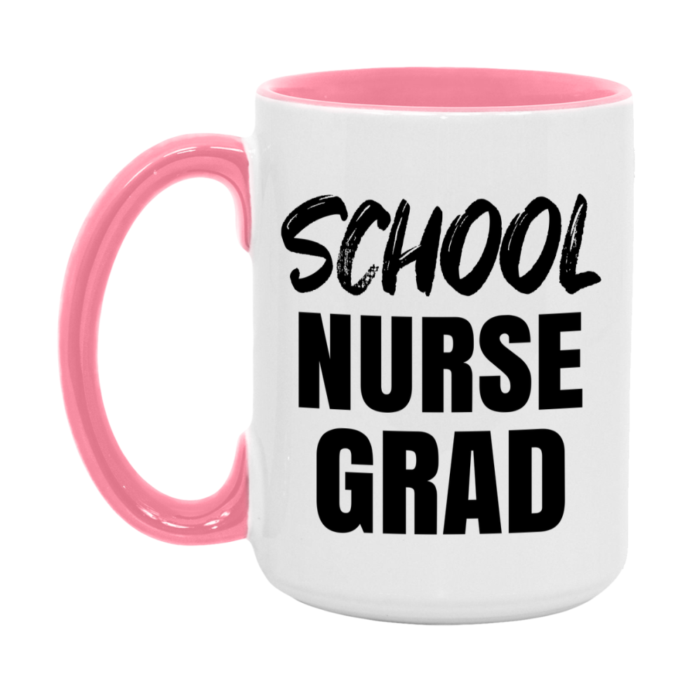 School Nurse Grad Coffee Mug - Ceramic Nursing Graduation Gift