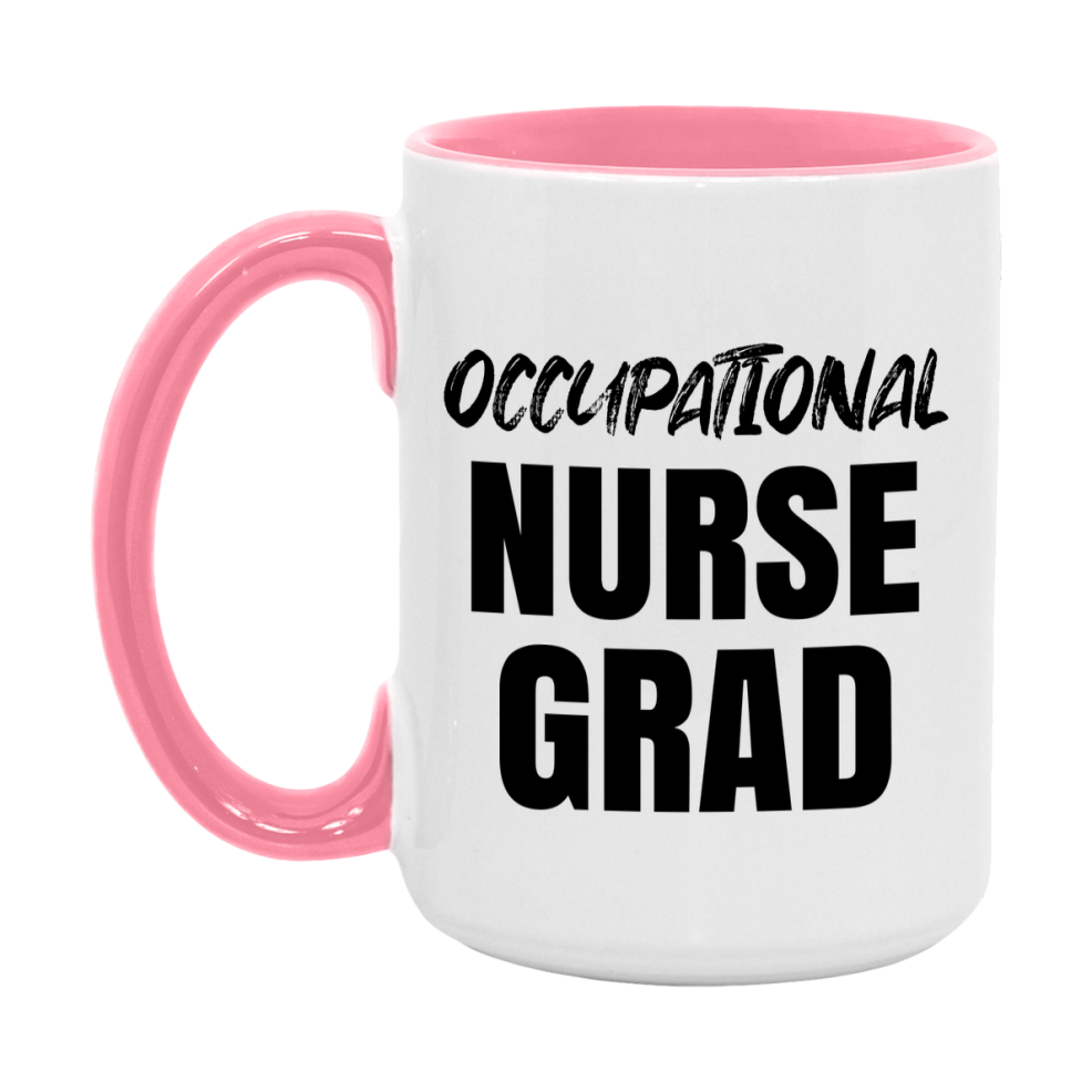 Occupational Nurse Grad Coffee Mug - Ceramic Nursing Graduation Gift