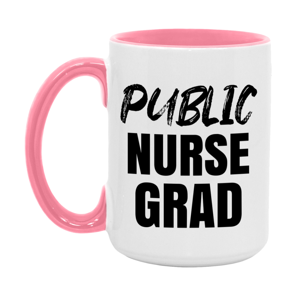 Public Nurse Grad Coffee Mug - Ceramic Nursing Graduation Gift