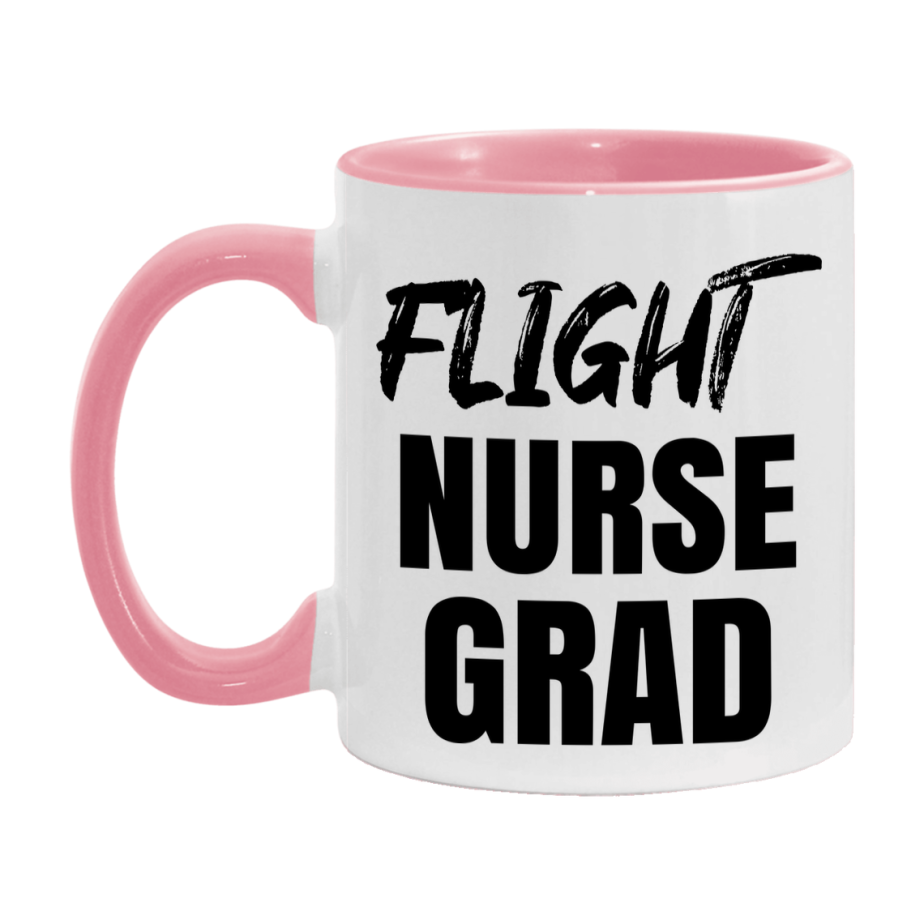 Flight Nurse Grad Coffee Mug - Ceramic Nursing Graduation Gift