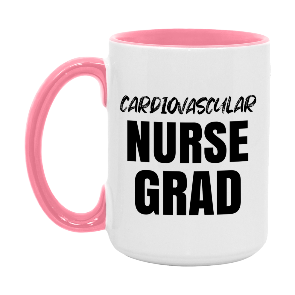 Cardiovascular Nurse Grad Coffee Mug - Ceramic Nursing Graduation Gift