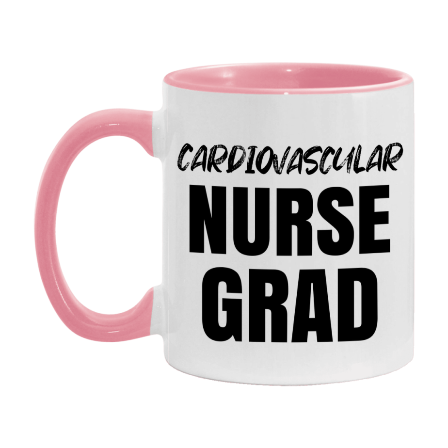 Cardiovascular Nurse Grad Coffee Mug - Ceramic Nursing Graduation Gift