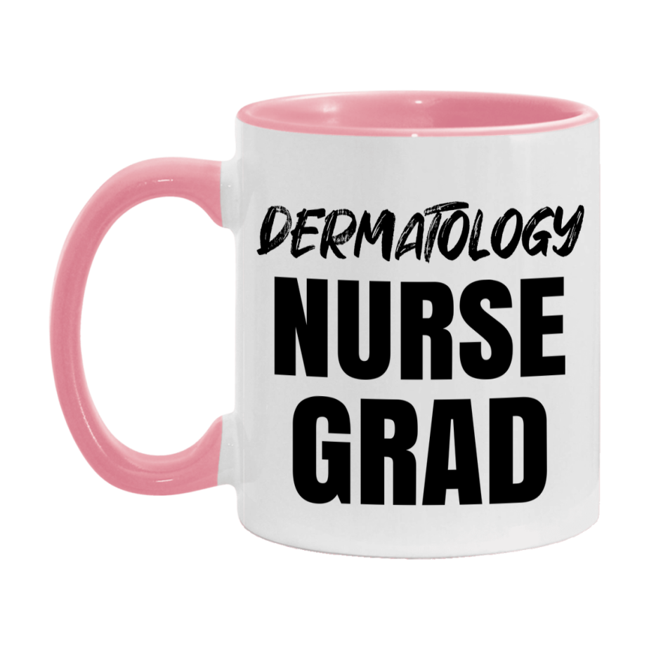 Dermatology Nurse Grad Coffee Mug - Ceramic Nursing Graduation Gift