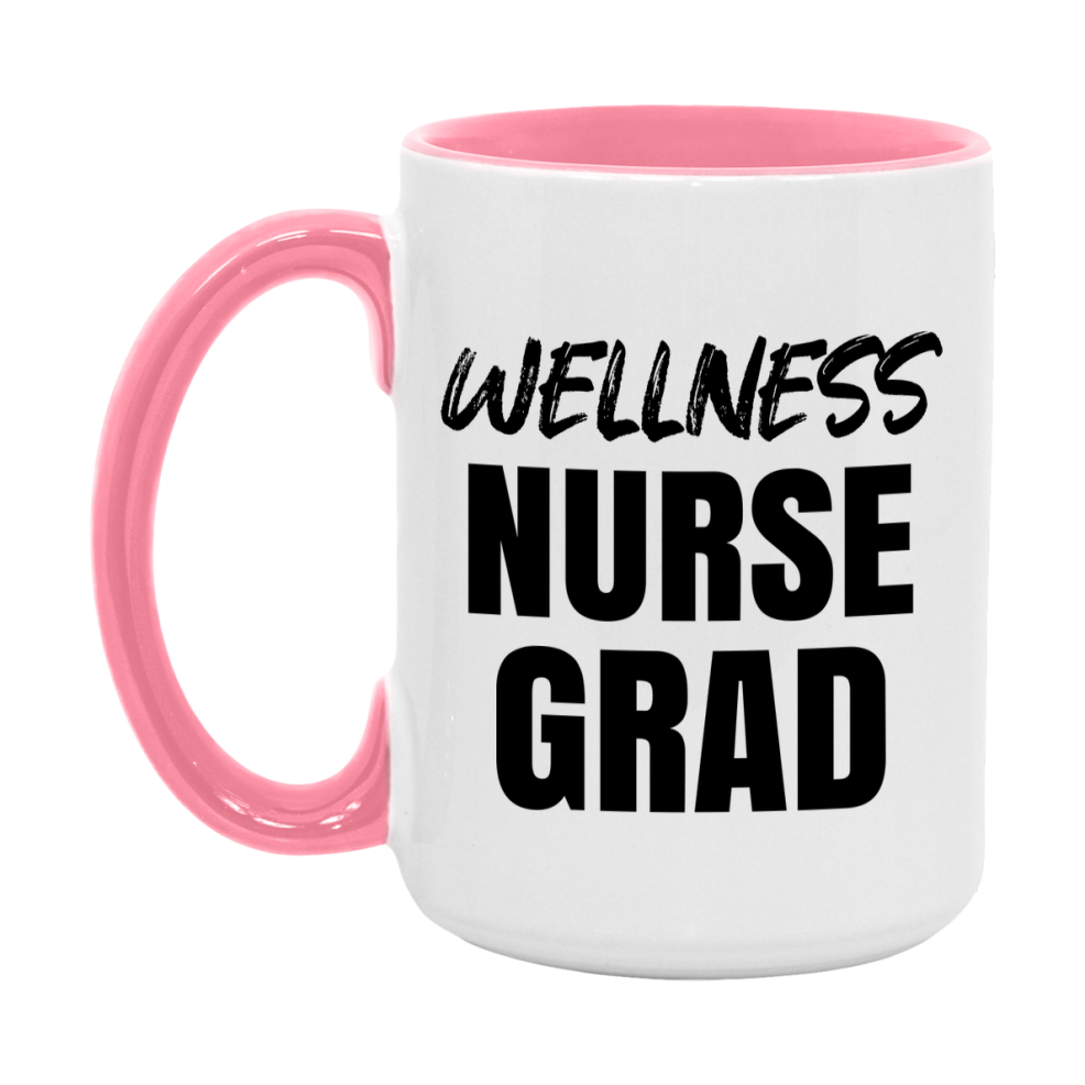 Wellness Nurse Grad Coffee Mug - Ceramic Nursing Graduation Gift
