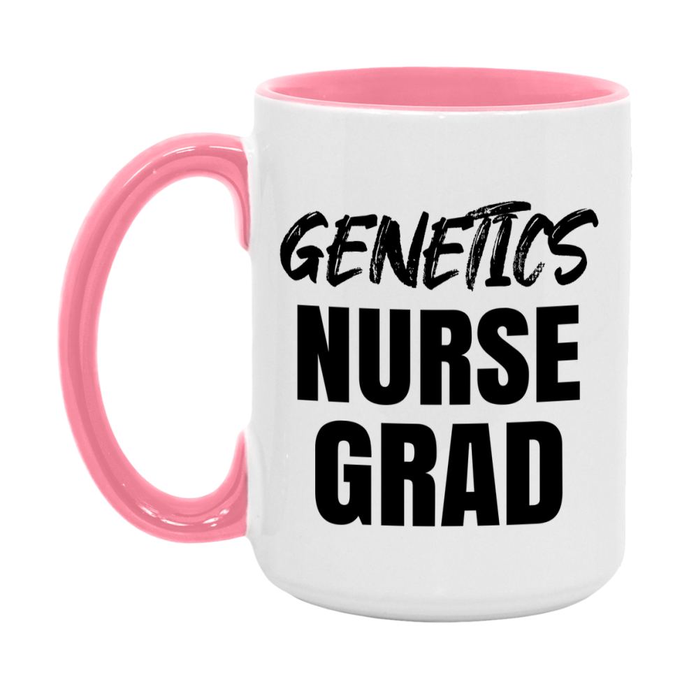 Genetics Nurse Grad Coffee Mug - Ceramic Nursing Graduation Gift