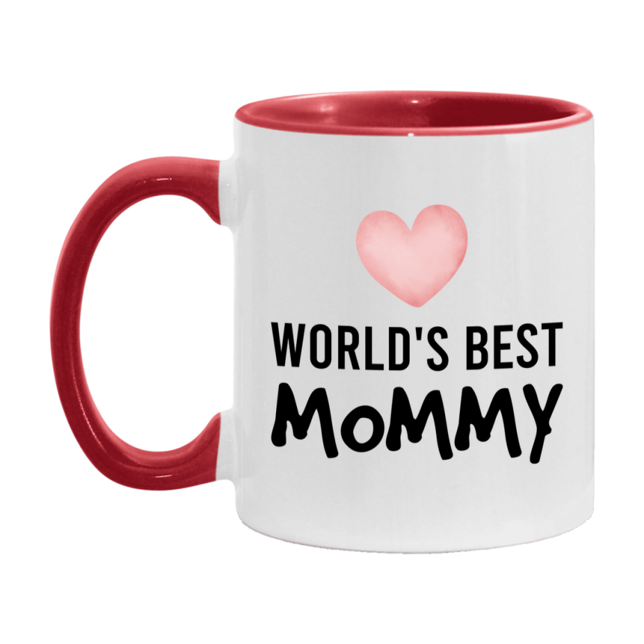 World's Best Mommy Mug, Mommy Superlative Coffee Mug, 11oz or 15oz Ceramic Cup, Gift for Mommy
