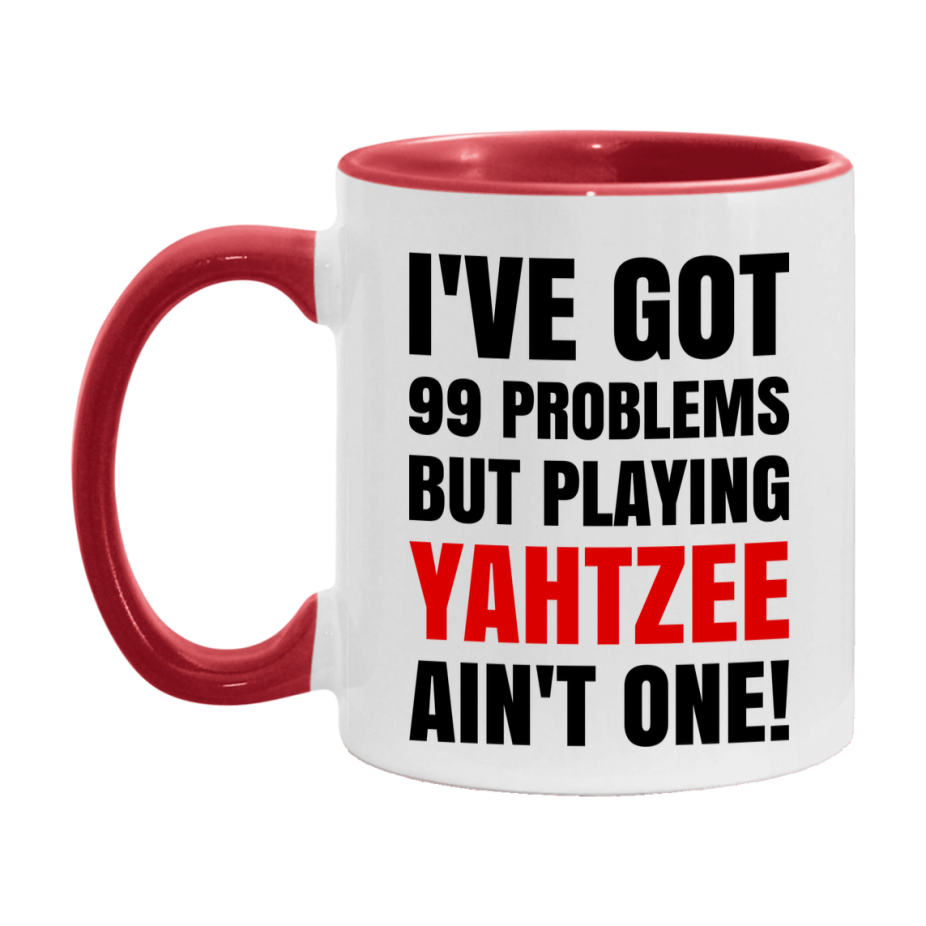 Funny Board Game Mug Gift, I've Got 99 Problems But Playing Board Games Ain't One! 11oz or 15oz Ceramic Coffee Mug for Board Game Lovers