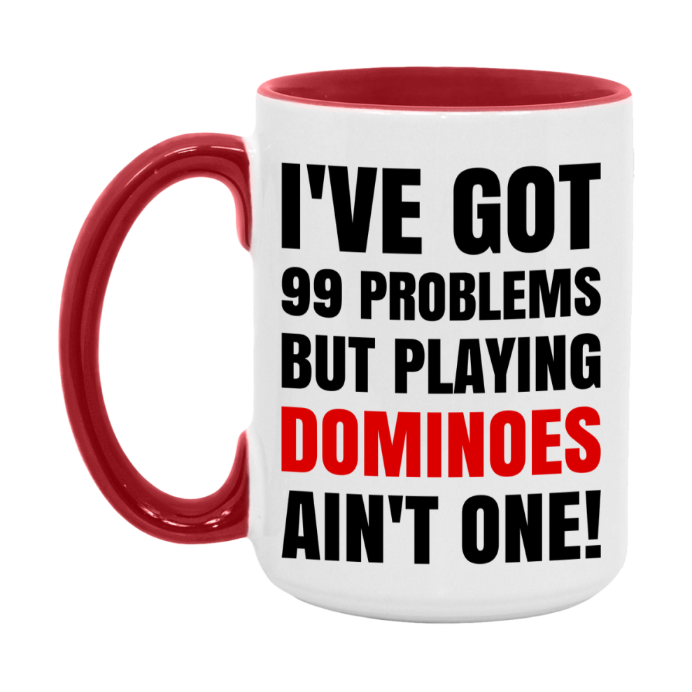 Funny Board Game Mug Gift, I've Got 99 Problems But Playing Board Games Ain't One! 11oz or 15oz Ceramic Coffee Mug for Board Game Lovers