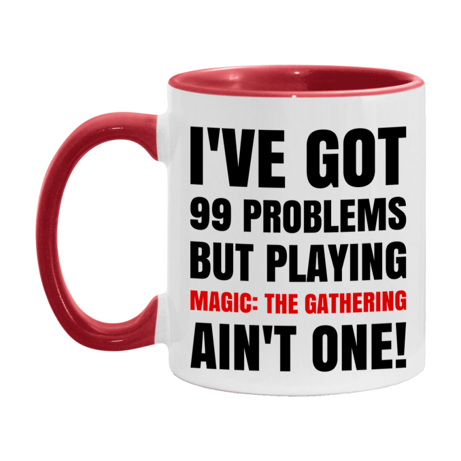 Funny Board Game Mug Gift, I've Got 99 Problems But Playing Board Games Ain't One! 11oz or 15oz Ceramic Coffee Mug for Board Game Lovers