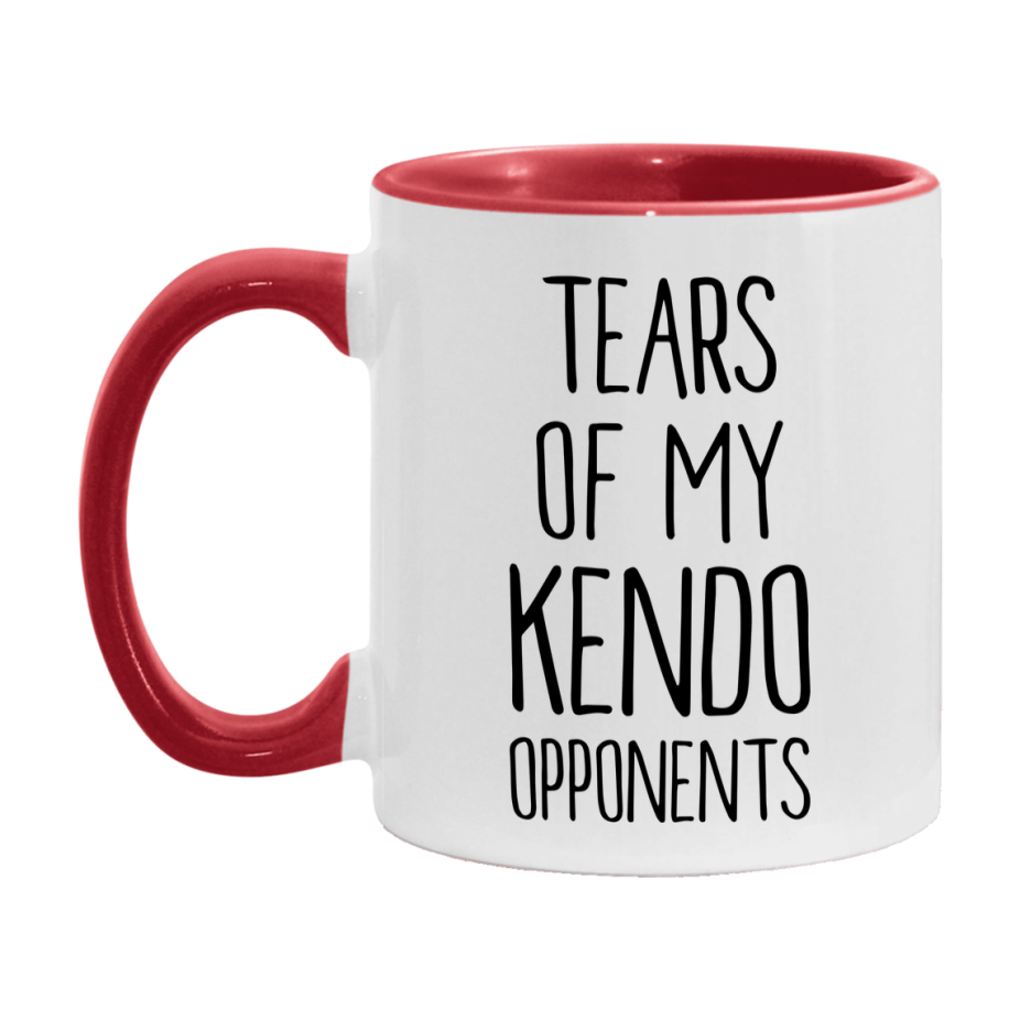 Funny Martial Arts Mug - "Tears Of My Kendo Opponents" - 11Oz Or 15Oz White Ceramic Coffee Cup