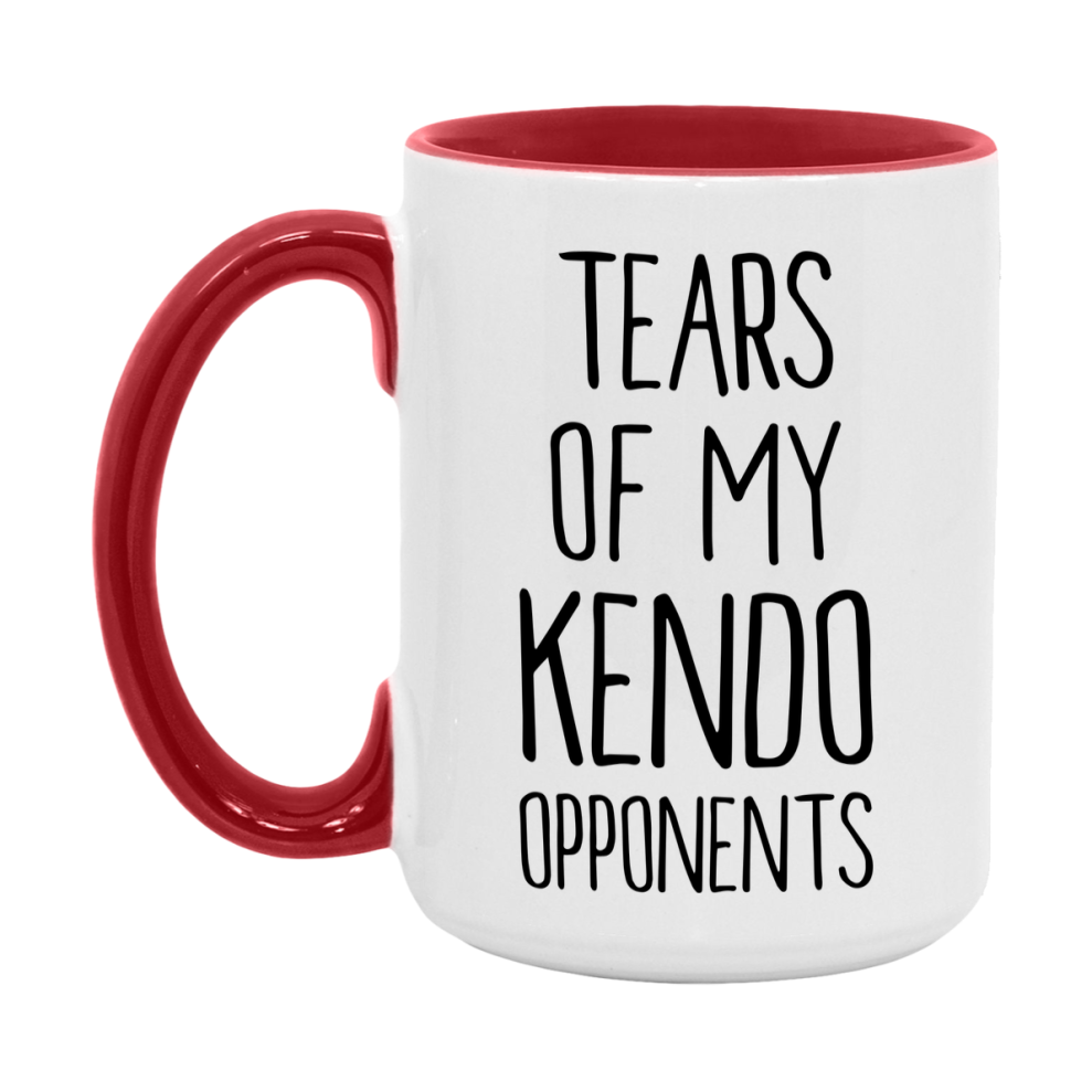 Funny Martial Arts Mug - "Tears Of My Kendo Opponents" - 11Oz Or 15Oz White Ceramic Coffee Cup