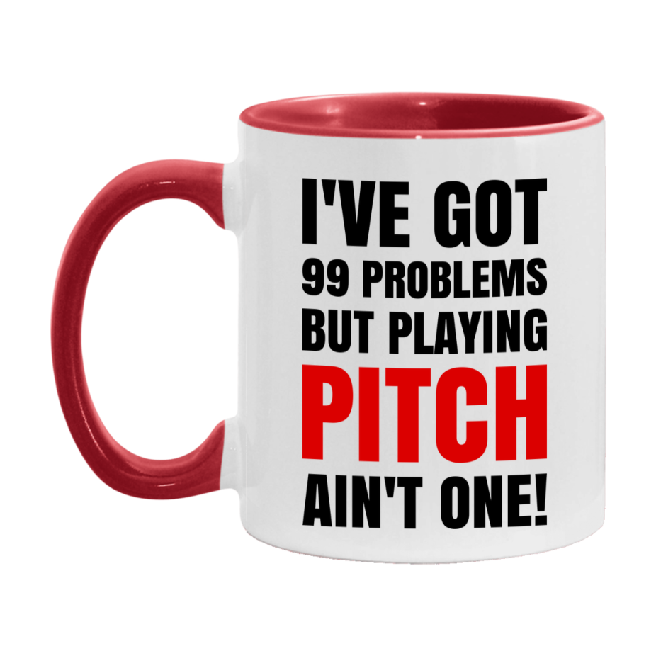 Funny Card Game Mug – 99 Problems But Playing Pitch Ain’t One