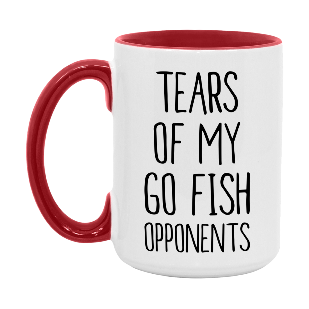 Funny Go Fish Mug – “Tears Of My Go Fish Opponents” – 11Oz Or 15Oz Coffee Cup