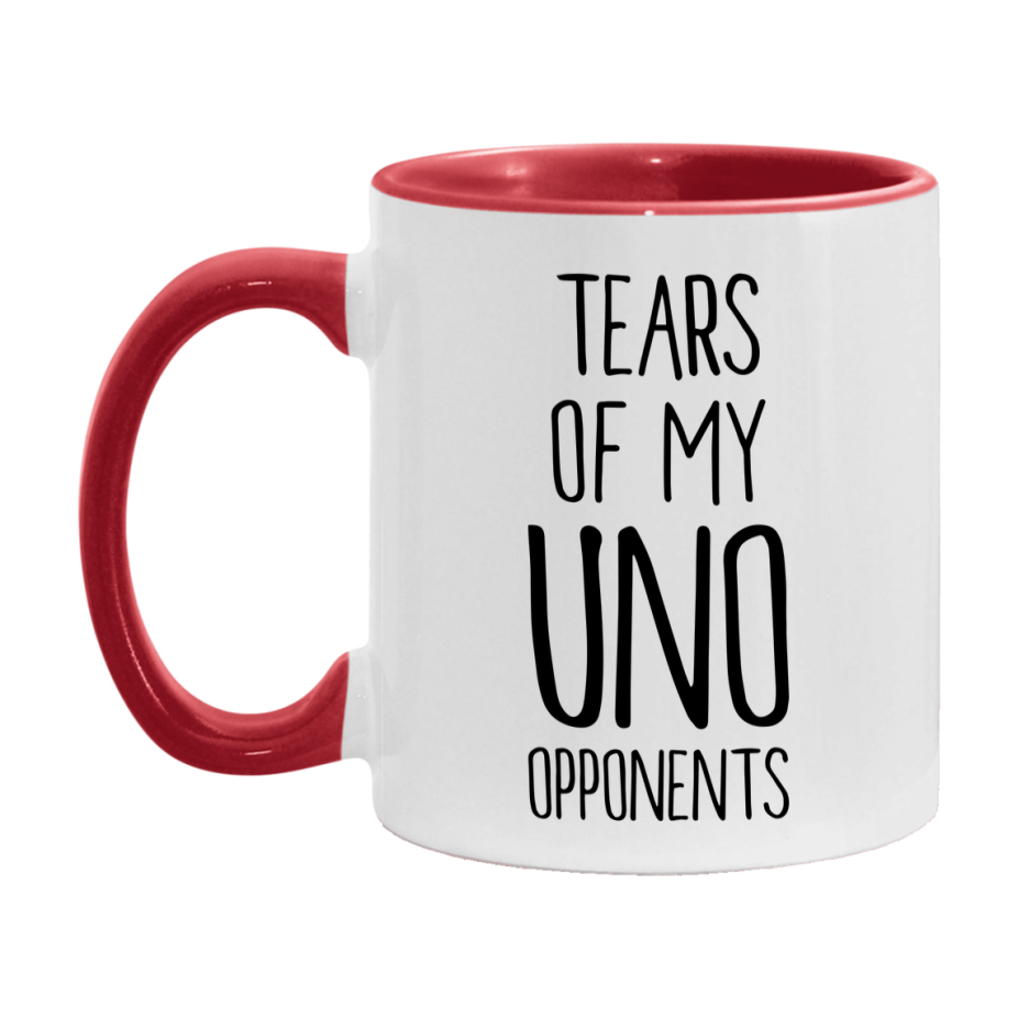 Funny Uno Mug – “Tears Of My Uno Opponents” – 11Oz Or 15Oz Coffee Cup