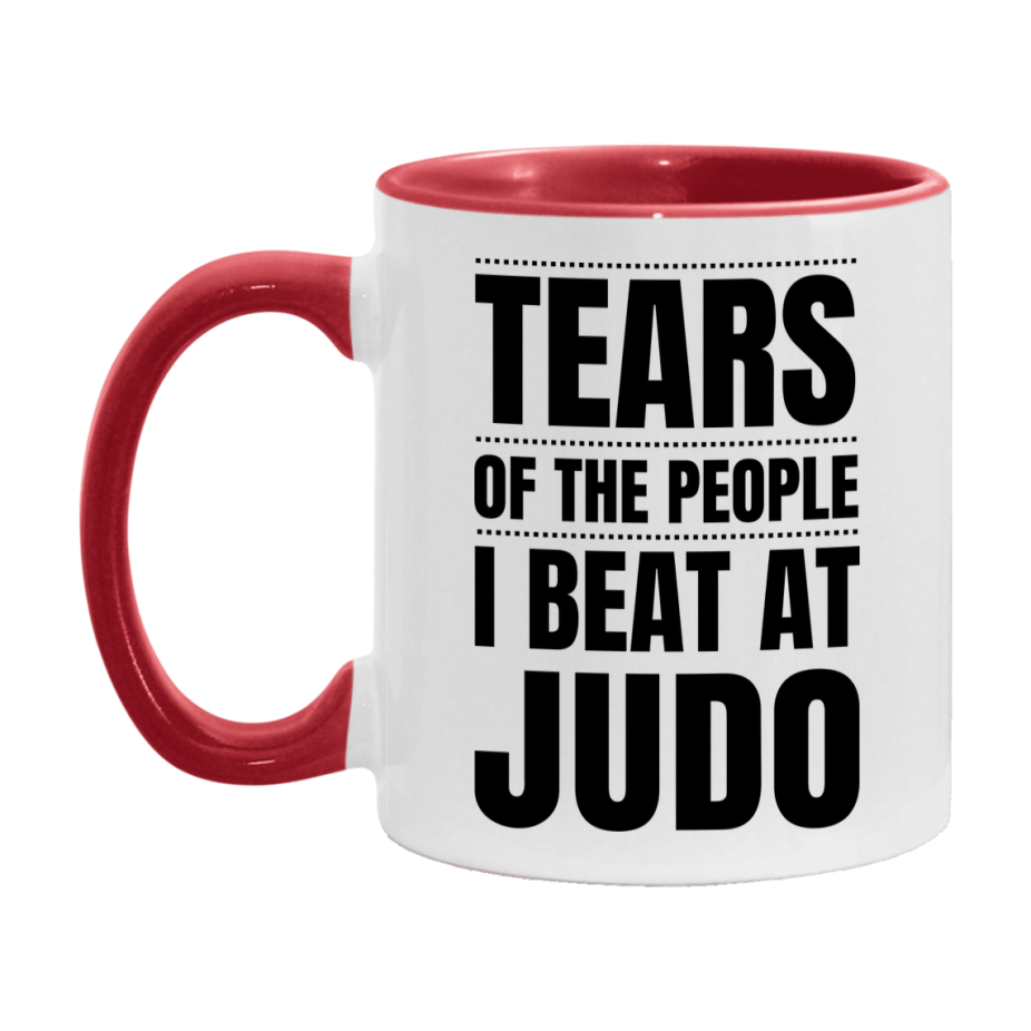 Funny Judo Mug - "Tears Of The People I Beat At Judo" - 11Oz Or 15Oz Ceramic Coffee Cup