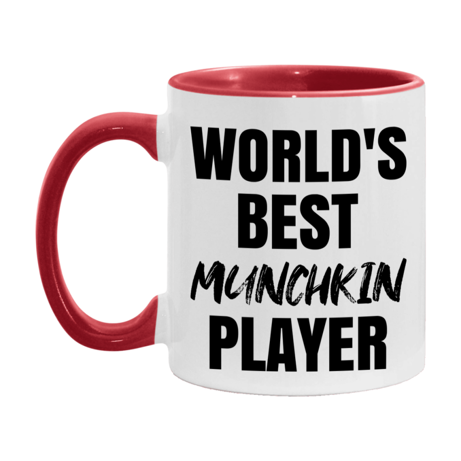 World's Best Munchkin Player Mug, Funny Card Game Player Gift, 11Oz Or 15Oz White Ceramic Mug