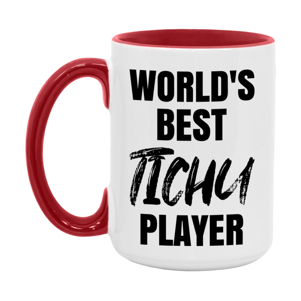 World's Best Tichu Player Mug, Funny Card Game Player Gift, 11Oz Or 15Oz White Ceramic Mug