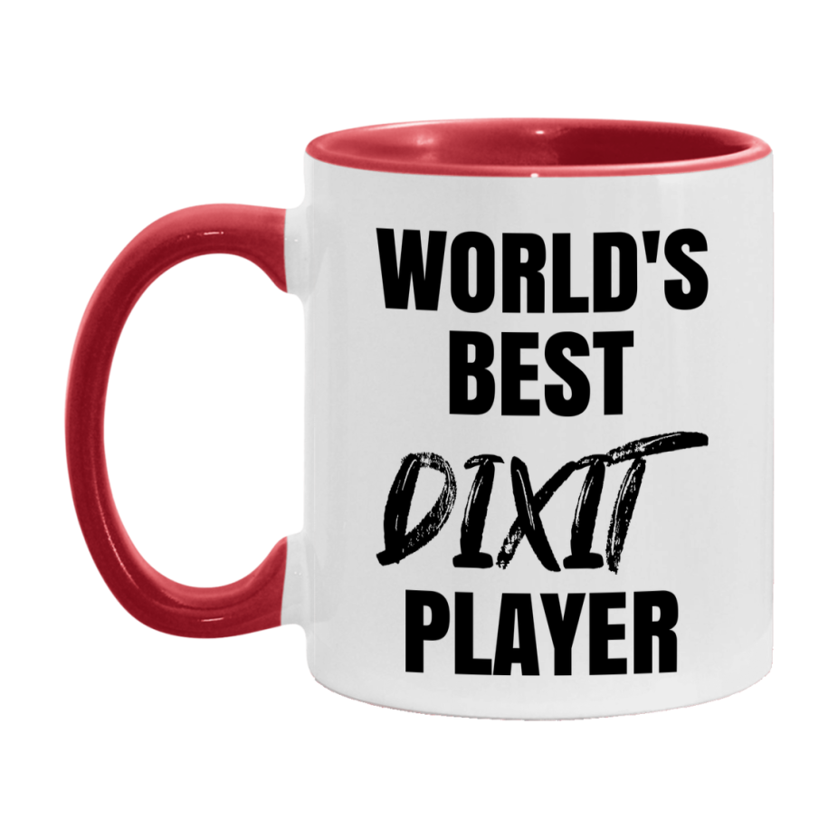 World's Best Dixit Player Mug, Funny Game Board Gift, 11Oz Or 15Oz White Ceramic Mug
