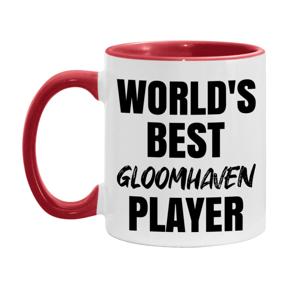World's Best Gloomhaven Player Mug, Funny Game Board Gift, 11Oz Or 15Oz White Ceramic Mug