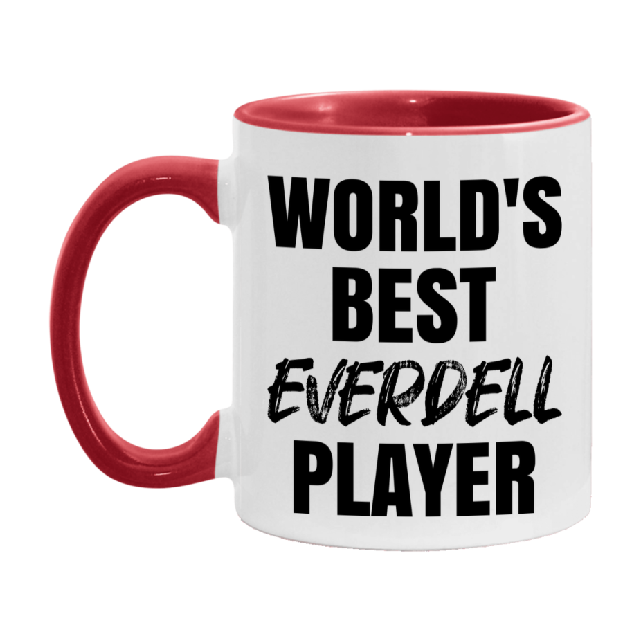 World's Best Everdell Player Mug, Funny Game Board Gift, 11Oz Or 15Oz White Ceramic Mug