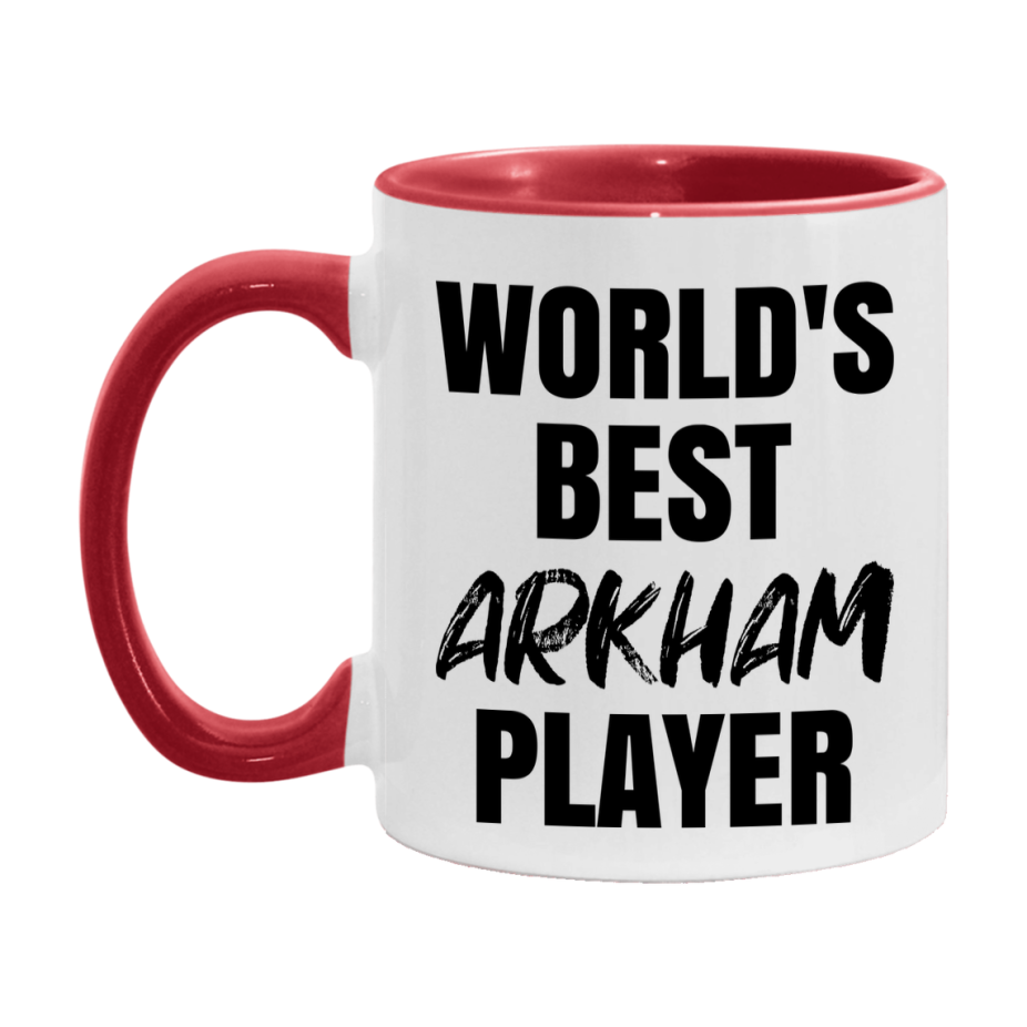 World's Best Arkham Player Mug, Funny Game Board Gift, 11Oz Or 15Oz White Ceramic Mug