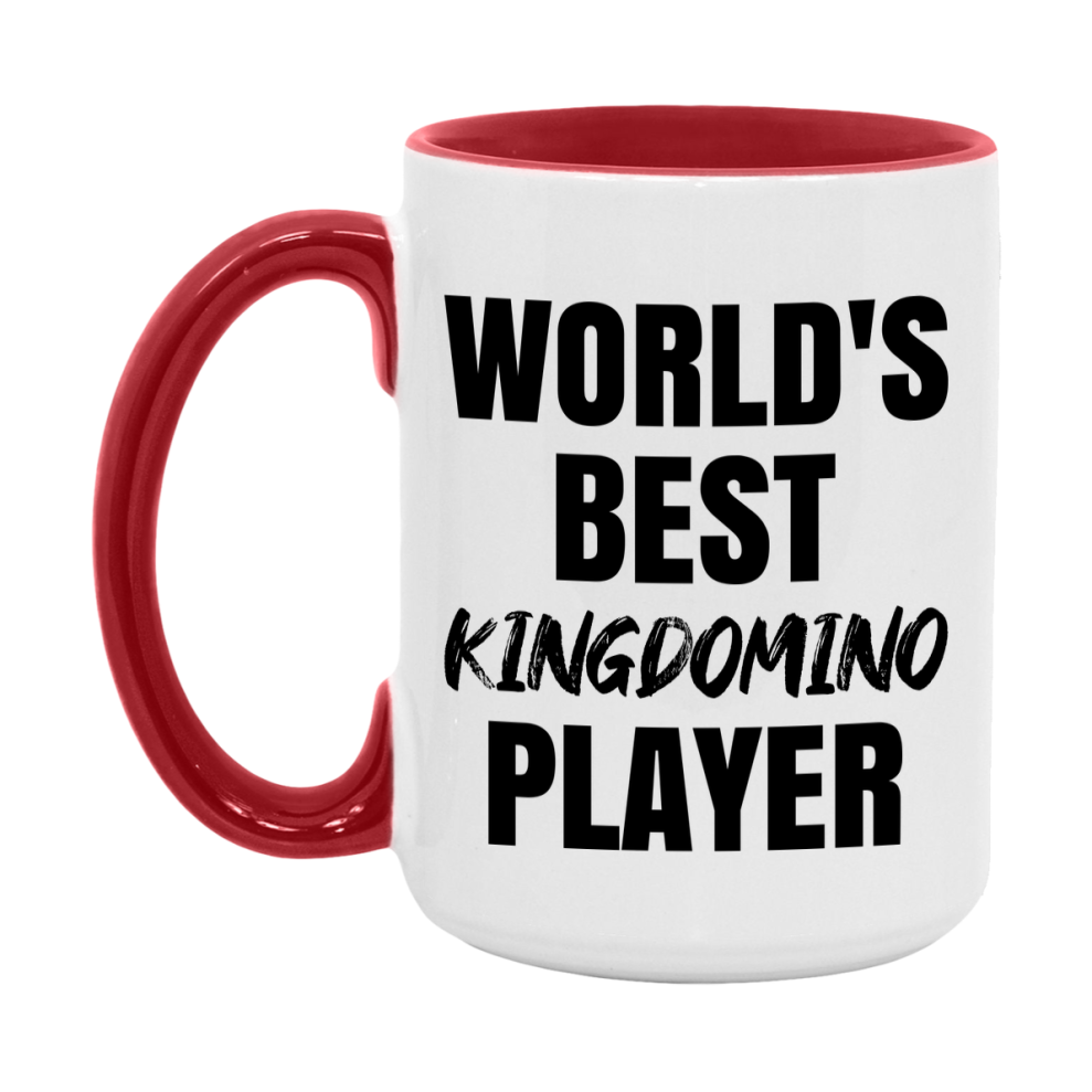 World's Best Kingdomino Player Mug, Funny Game Board Gift, 11Oz Or 15Oz White Ceramic Mug