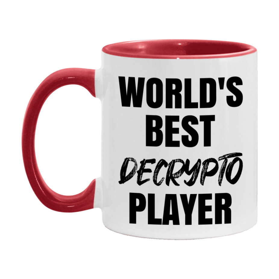 World's Best Decrypto Player Mug, Funny Game Board Gift, 11Oz Or 15Oz White Ceramic Mug