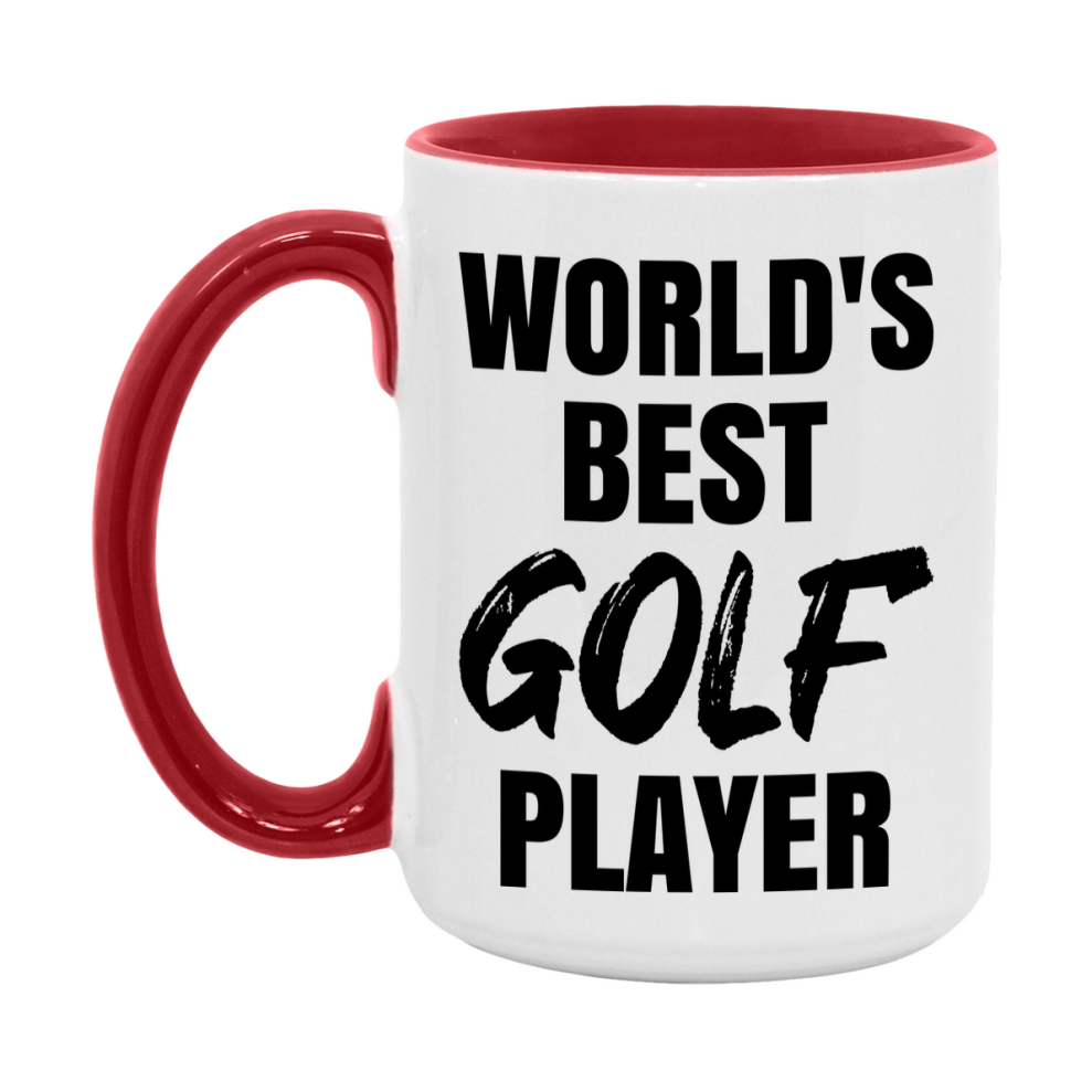 World's Best Golf Player Mug, Double-Sided 11Oz Or 15Oz Coffee Cup