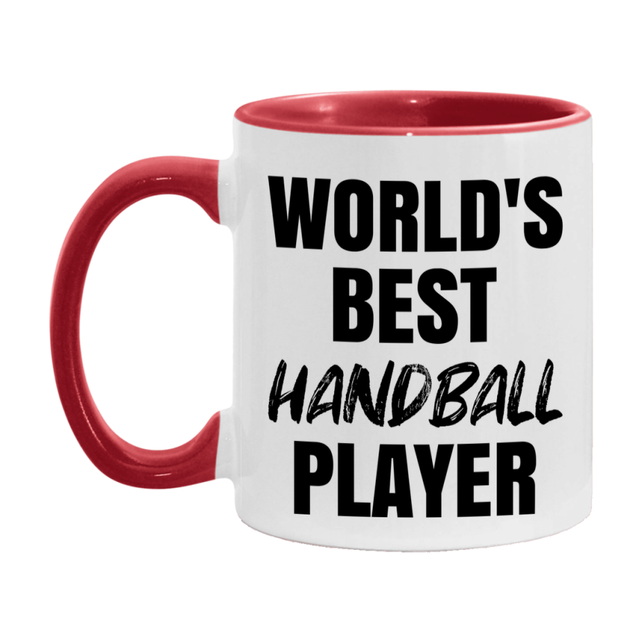 World's Best Handball Player Mug, Double-Sided 11Oz Or 15Oz Coffee Cup