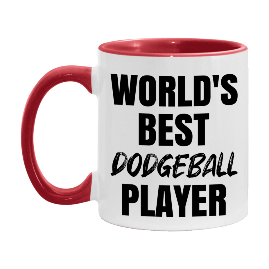 World's Best Dodgeball Player Mug, Double-Sided 11Oz Or 15Oz Coffee Cup