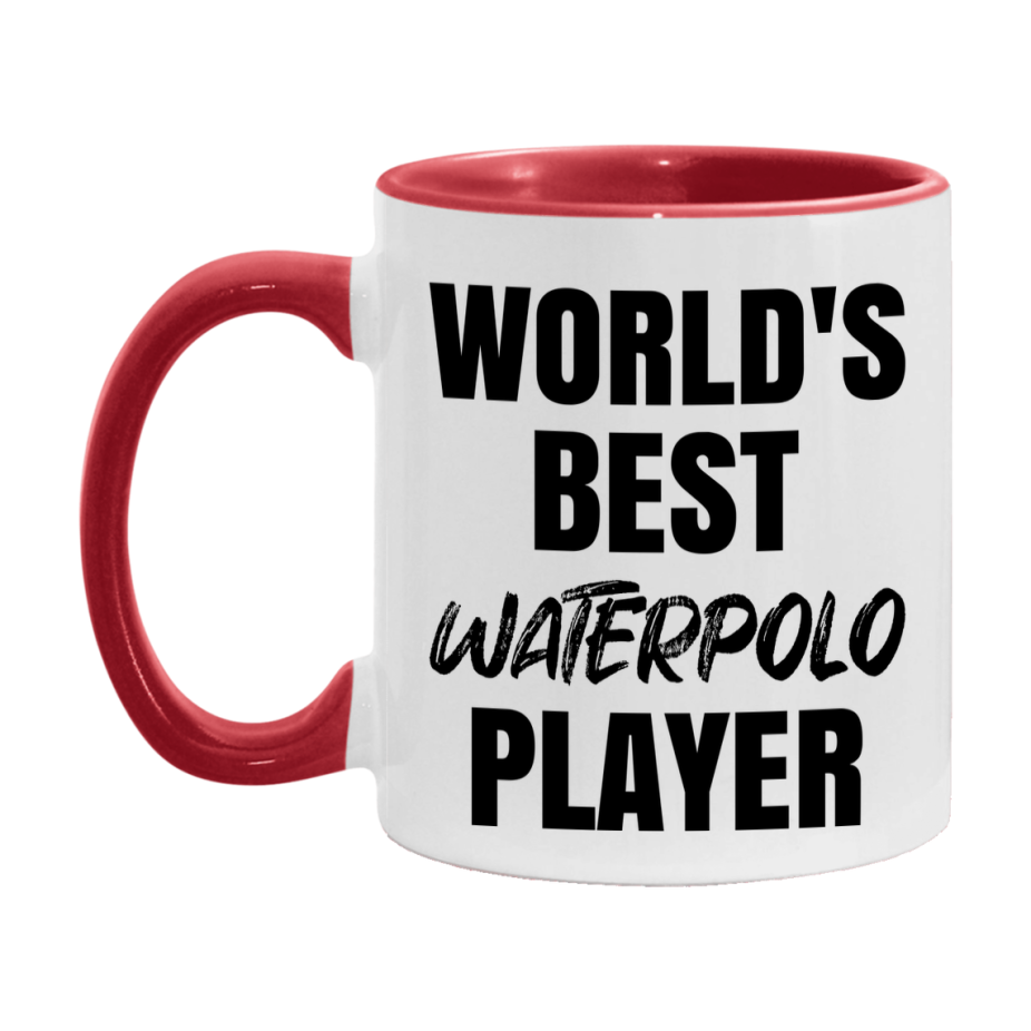 World's Best Waterpolo Player Mug, Double-Sided 11Oz Or 15Oz Coffee Cup