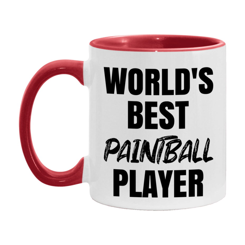 World's Best Paintball Player Mug, Double-Sided 11Oz Or 15Oz Coffee Cup