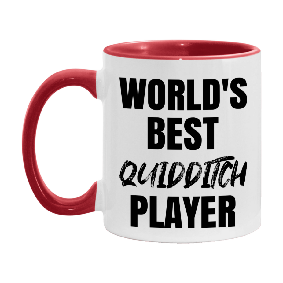 World's Best Quidditch Player Mug, Double-Sided 11Oz Or 15Oz Coffee Cup