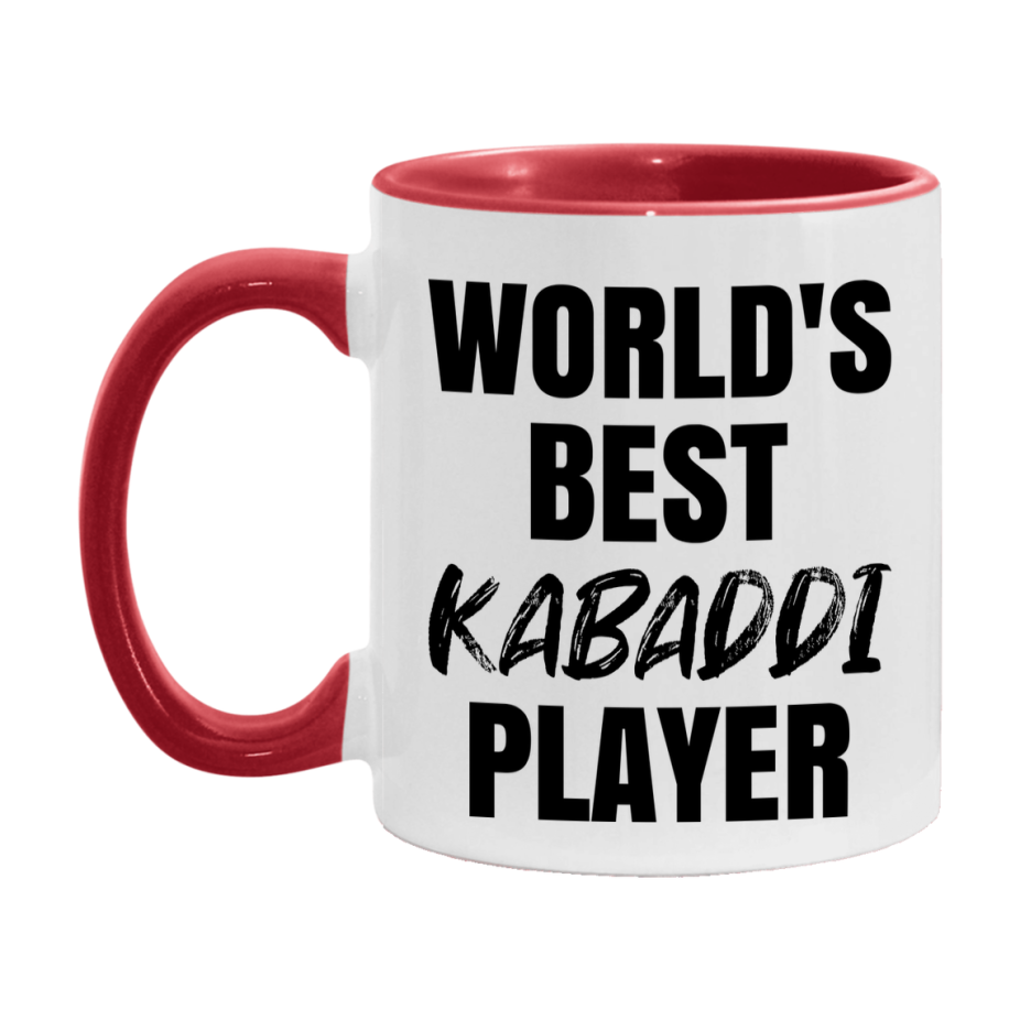 World's Best Kabaddi Player Mug, Double-Sided 11Oz Or 15Oz Coffee Cup