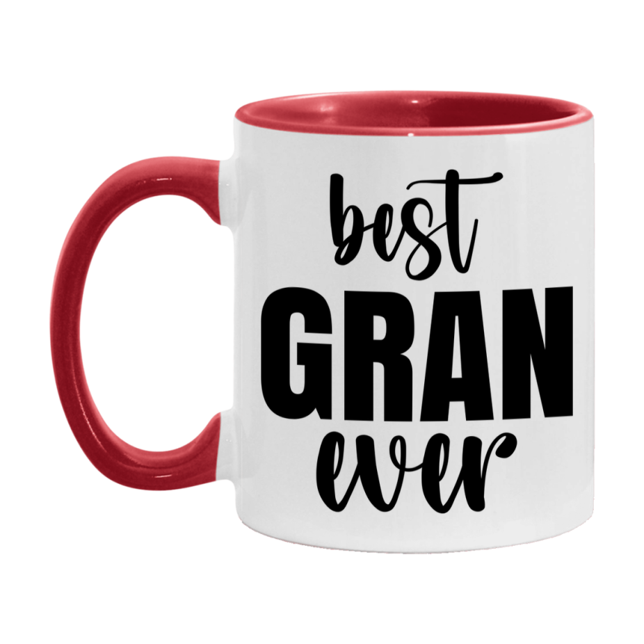 Best Gran Ever Mug, Mother's Day Gift, 11Oz Or 15Oz Ceramic Coffee Cup