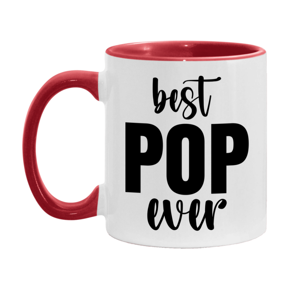 Best Pop Ever Mug, Father’s Day Gift, 11Oz Or 15Oz Ceramic Coffee Mug