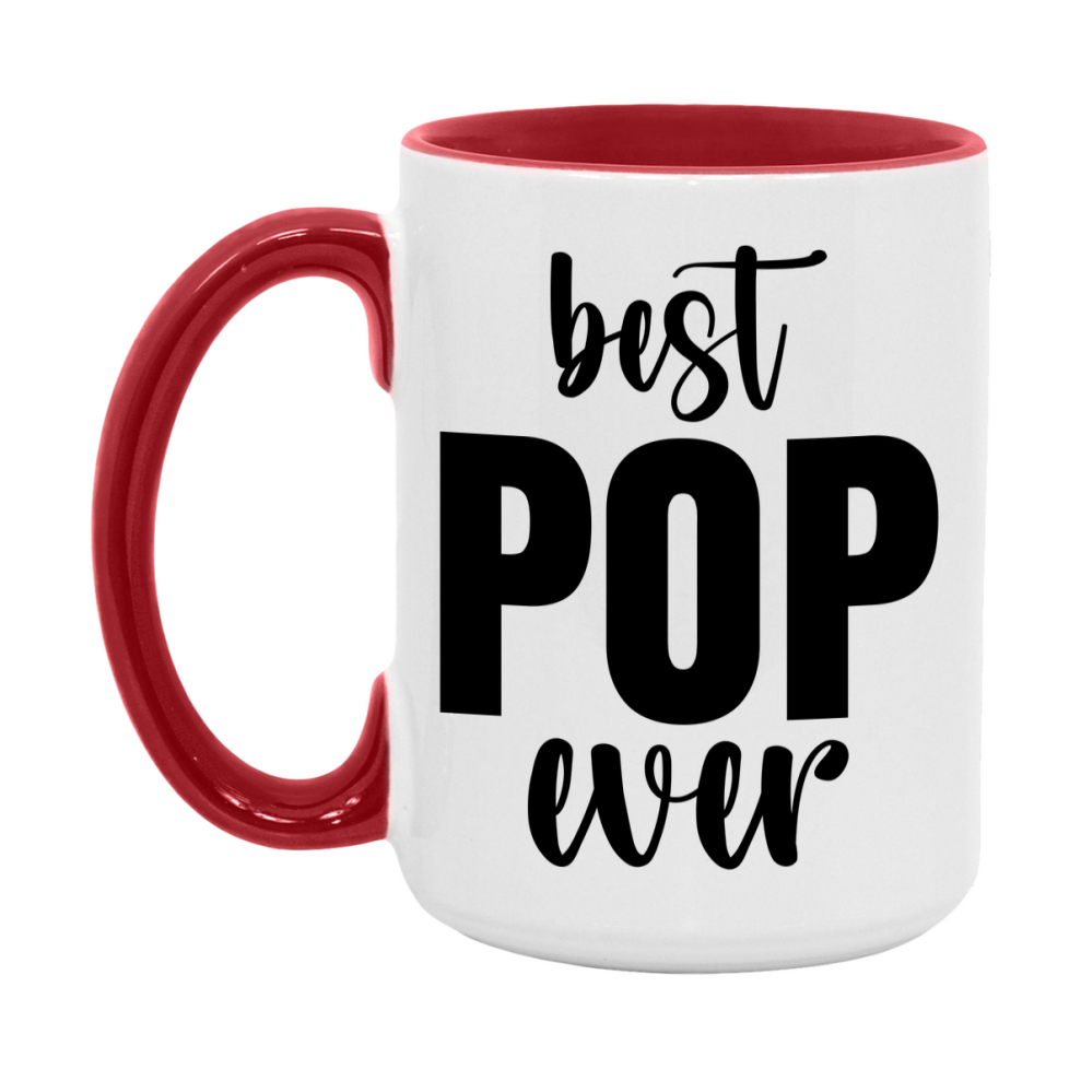 Best Pop Ever Mug, Father’s Day Gift, 11Oz Or 15Oz Ceramic Coffee Mug