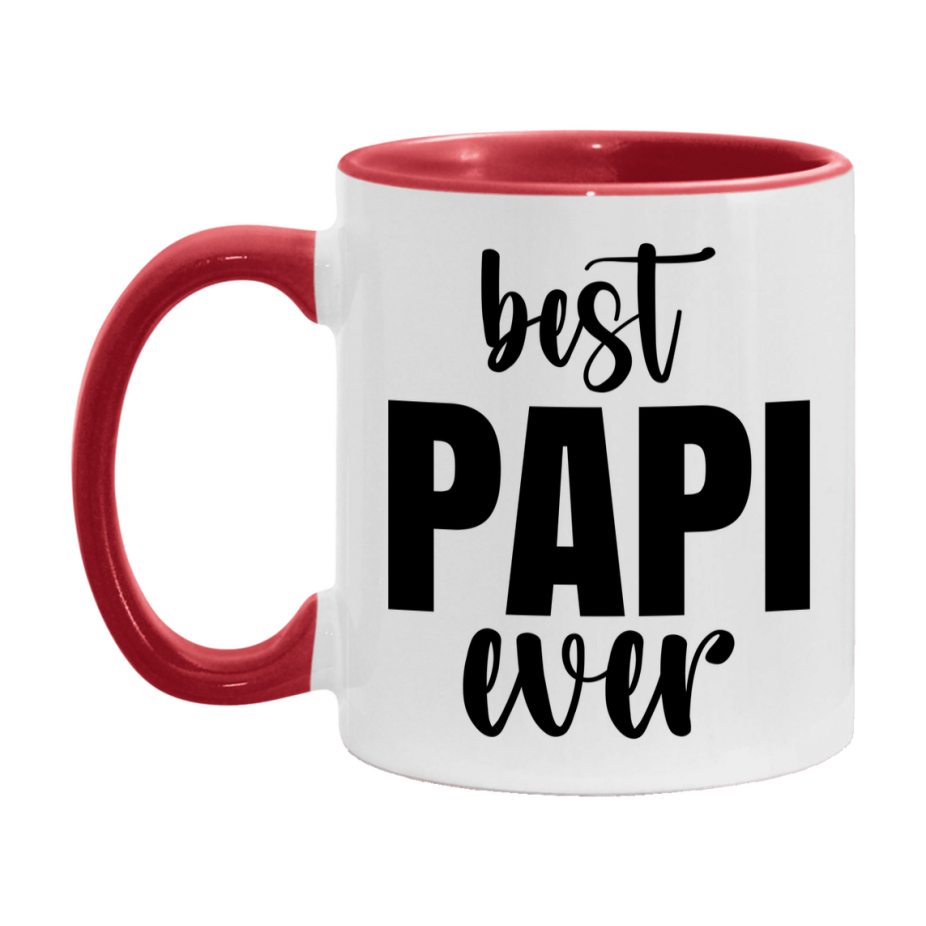 Best Papi Ever Mug, Father’s Day Gift, 11Oz Or 15Oz Ceramic Coffee Mug