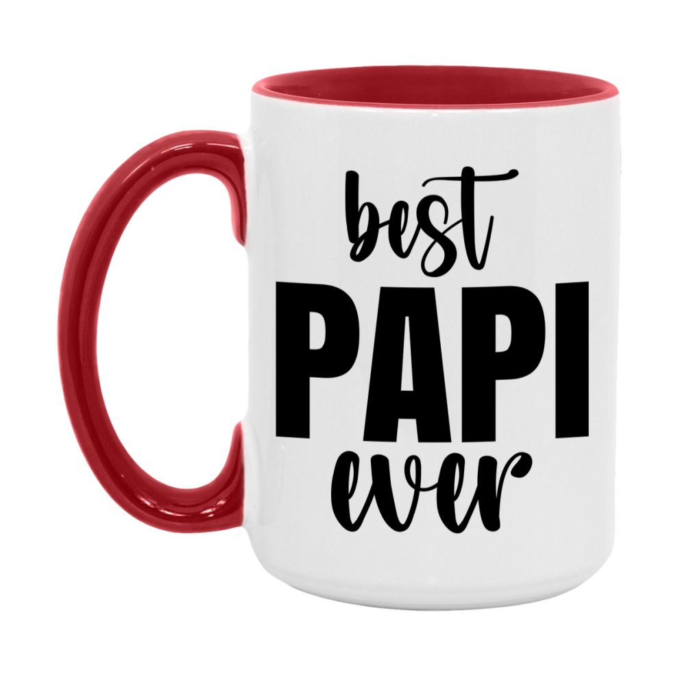 Best Papi Ever Mug, Father’s Day Gift, 11Oz Or 15Oz Ceramic Coffee Mug