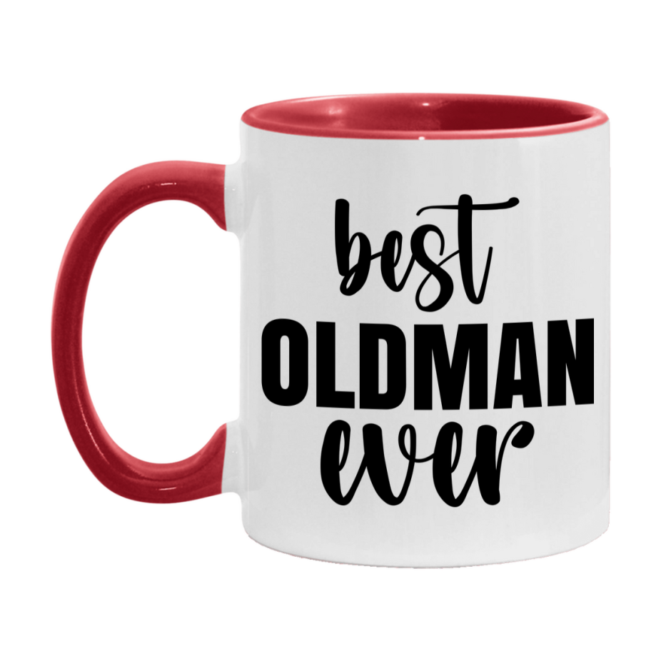 Best Oldman Ever Mug, Father’s Day Gift, 11Oz Or 15Oz Ceramic Coffee Mug