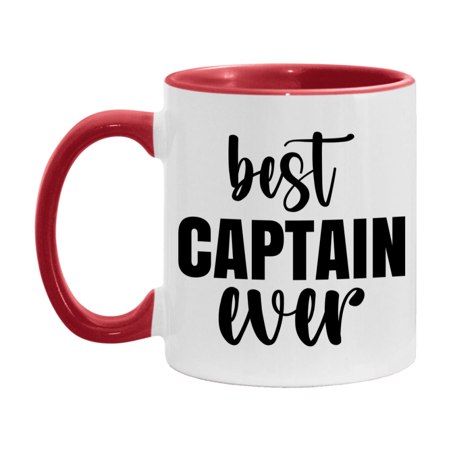 Best Captain Ever Mug, Father’s Day Gift, 11Oz Or 15Oz Ceramic Coffee Mug