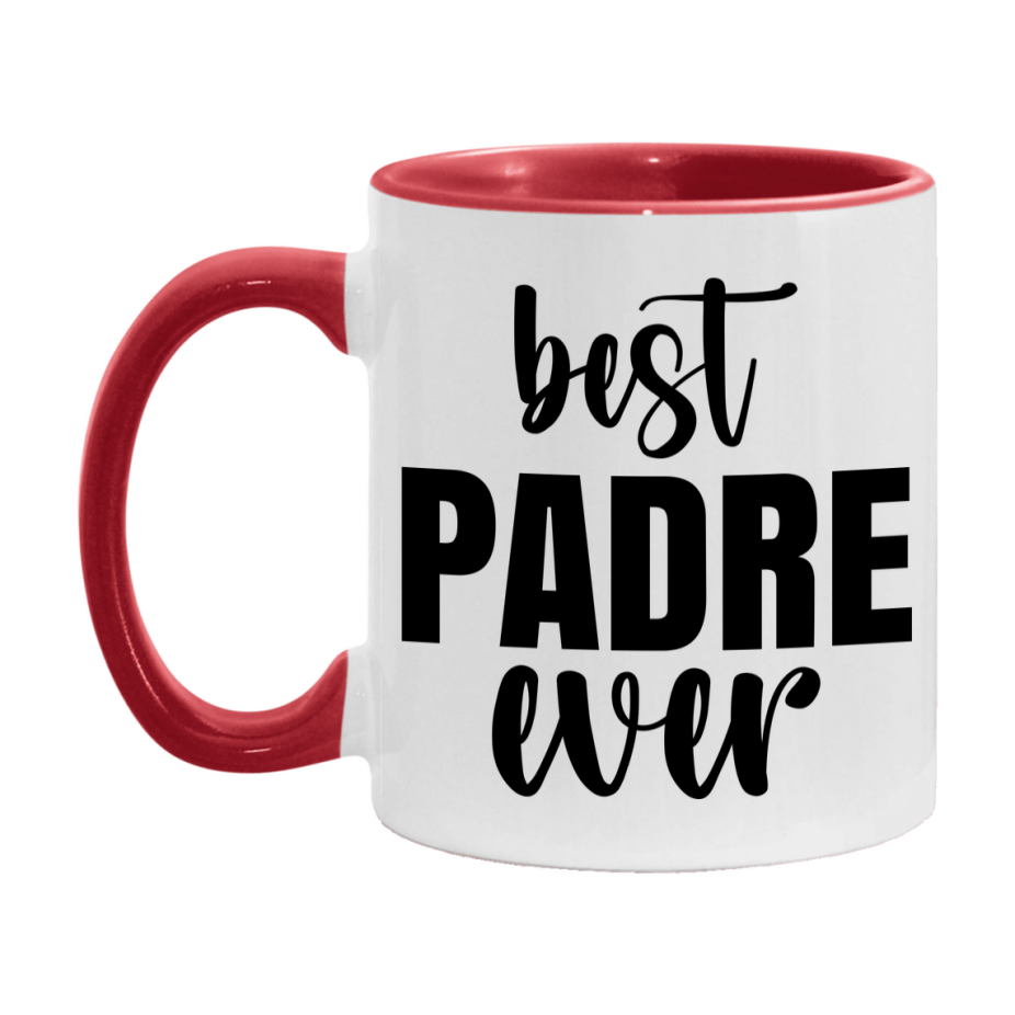 Best Padre Ever Mug, Father’s Day Gift, 11Oz Or 15Oz Ceramic Coffee Mug