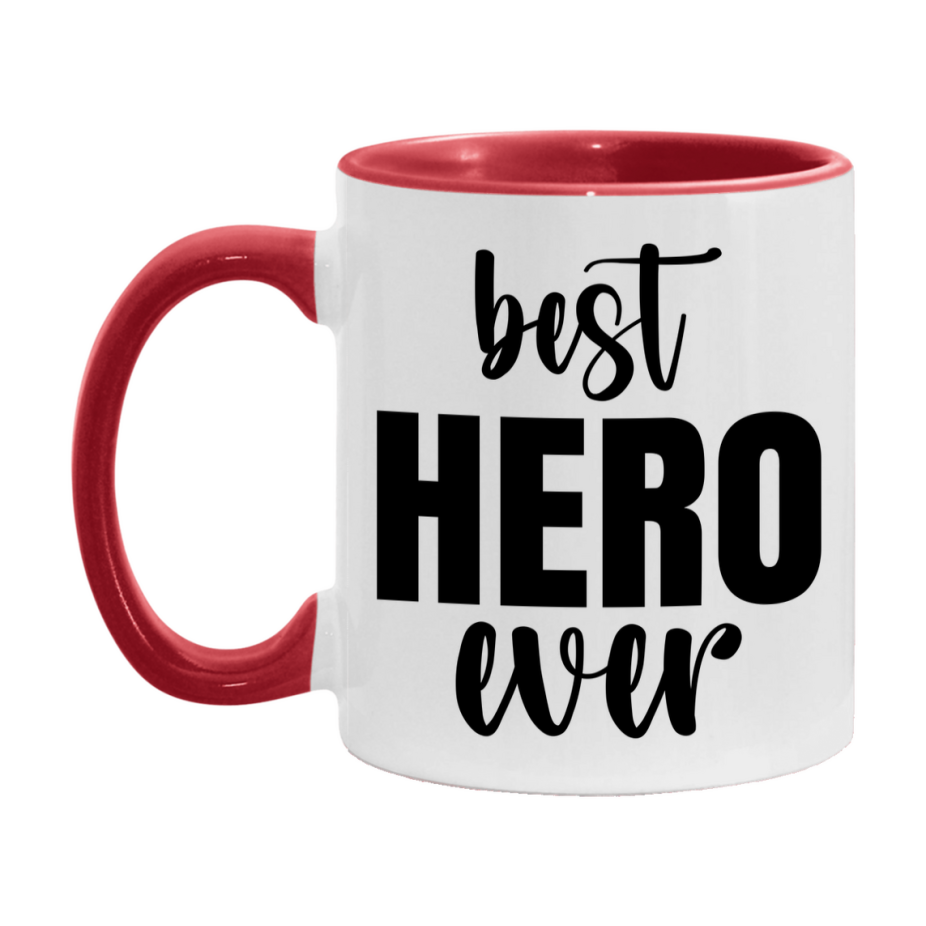 Best Hero Ever Mug, Father’s Day Gift, 11Oz Or 15Oz Ceramic Coffee Mug