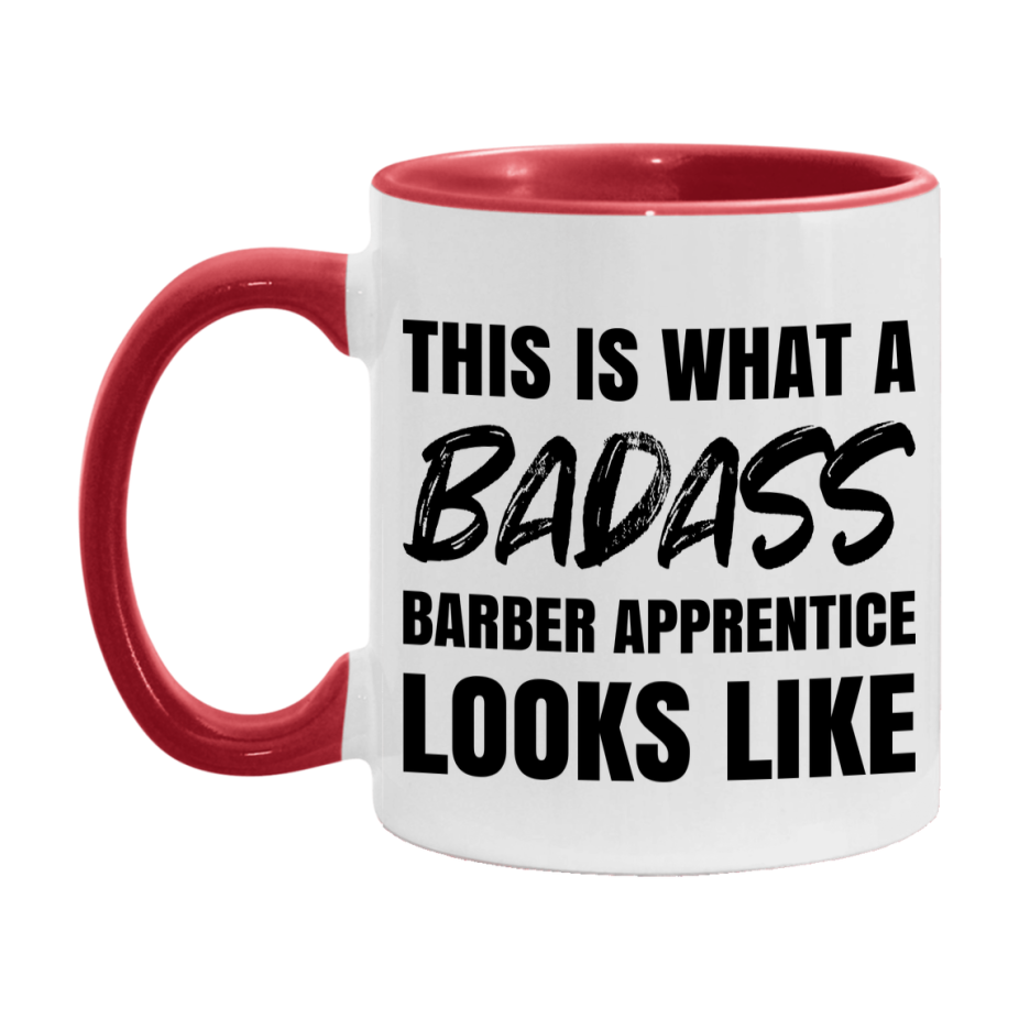 Barber Apprentice Gifts For Women, Barber Apprentice 11Oz Or 15Oz Ceramic Coffee Mug, Funny Novelty Gift For Barber Apprentice