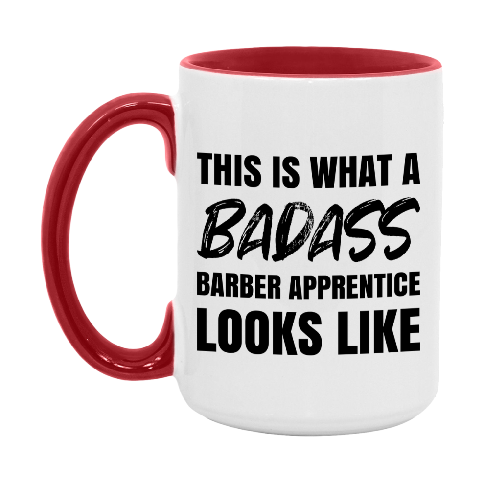 Barber Apprentice Gifts For Women, Barber Apprentice 11Oz Or 15Oz Ceramic Coffee Mug, Funny Novelty Gift For Barber Apprentice